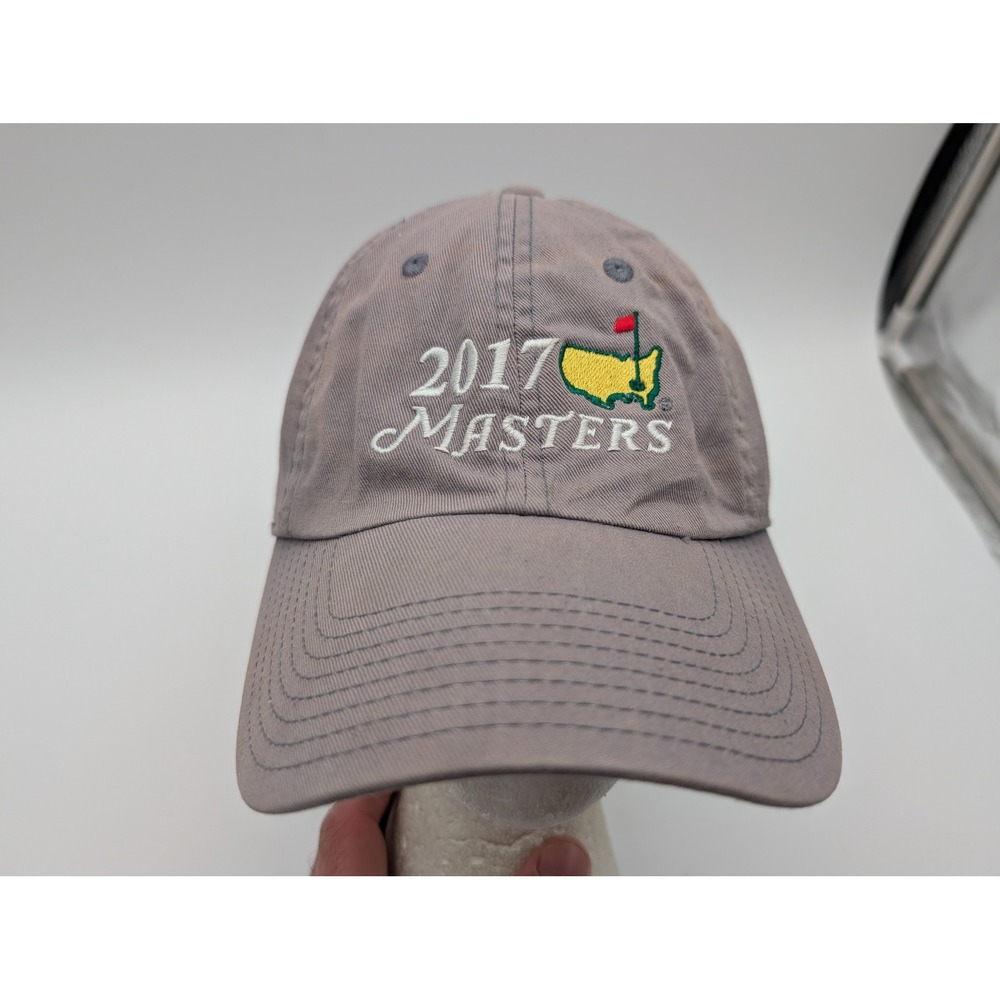 American Needle 2017 Masters Golf Hat Grey Adjustable Strapback Cap